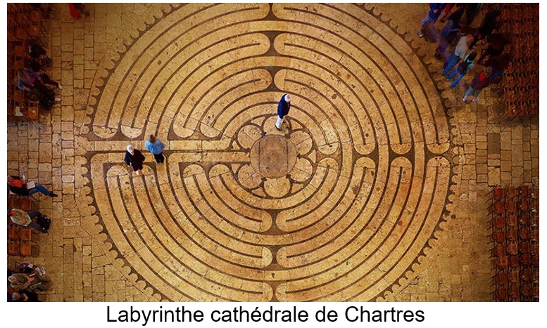Labyrinthe Chartres legende