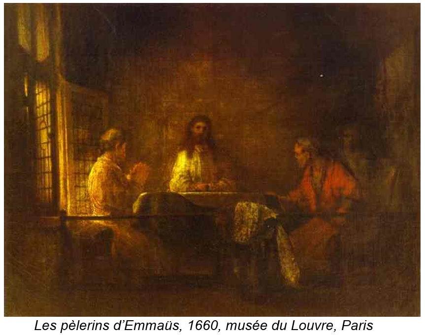 Sans Les pelerins dEmmaus 1660 Paris legende