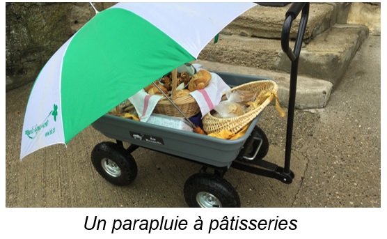 Parapluie a patisseries legende